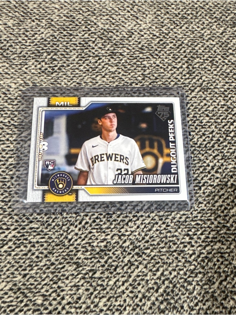 Brewers Jacob Misiorowski Rookie SP